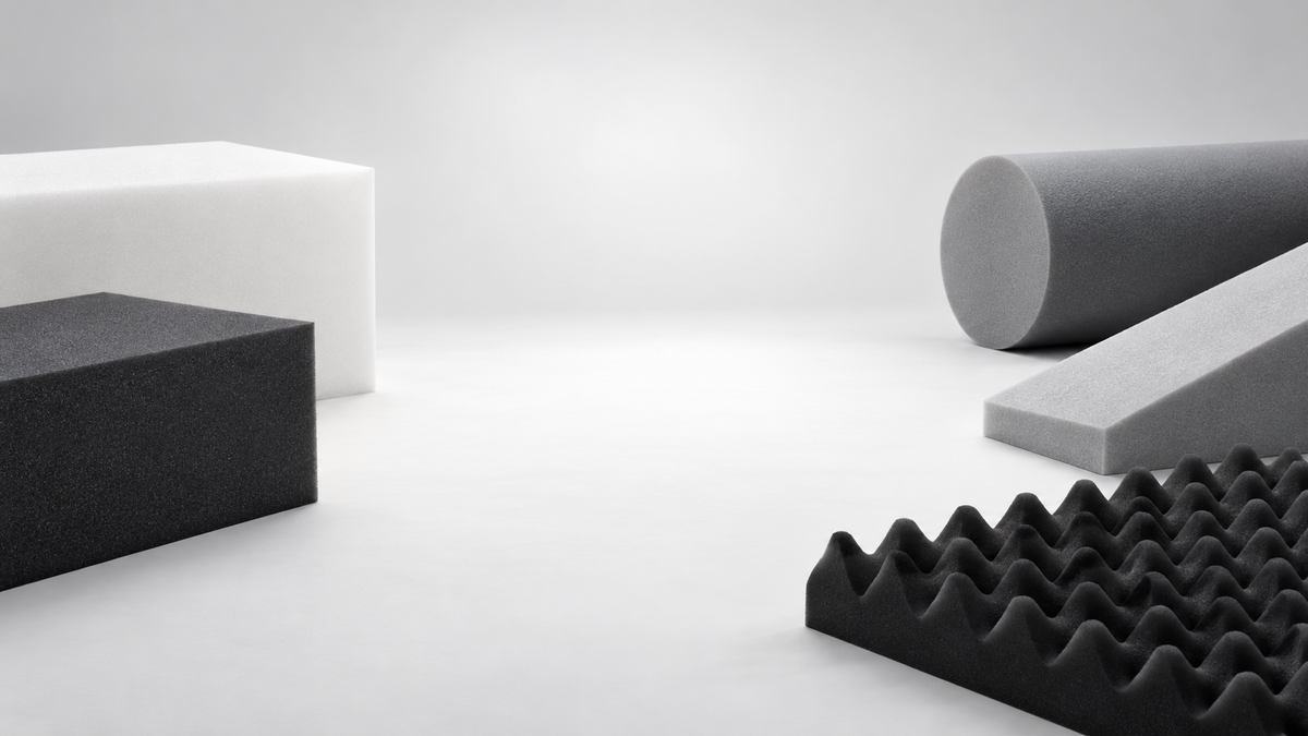 Custom-cut foam for cushions, seating and home projects