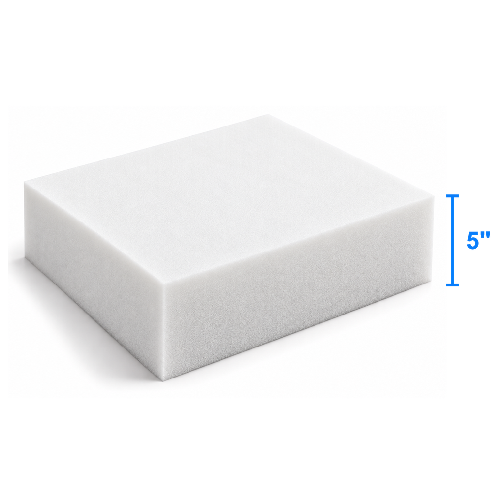 AuraSelect foam sheet measured thickness 5 inch