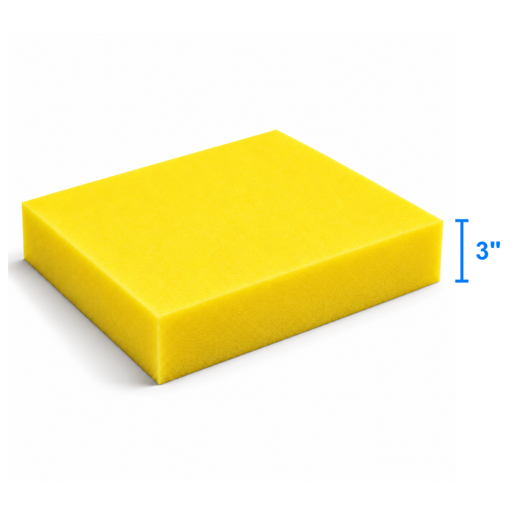 DuraPro foam sheet measured thickness 3 inch