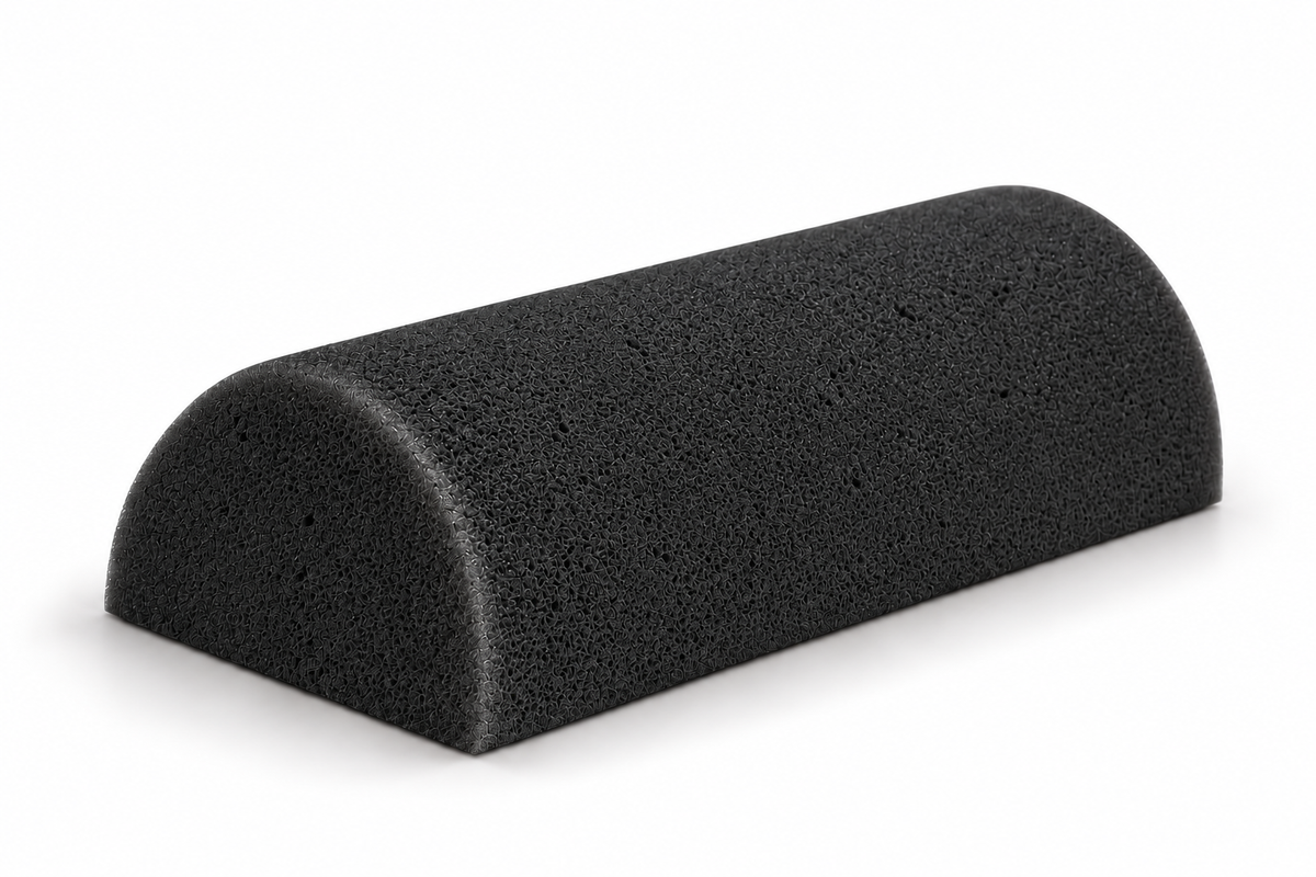 Carbon Dark foam in Half Moon shape