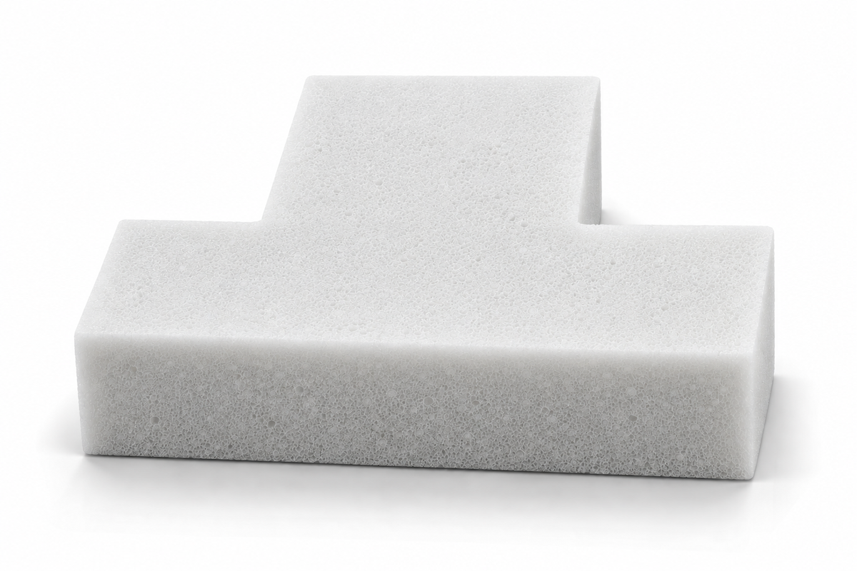 AuraCore foam in T Cushion shape
