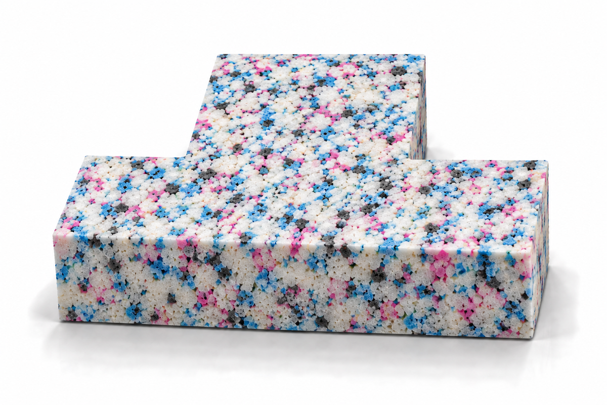 BedRock Light foam in T Cushion shape