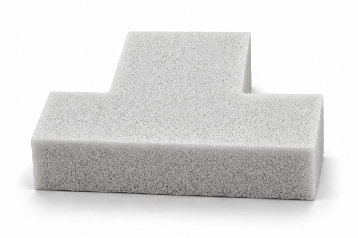 DuraTough foam in T Cushion shape