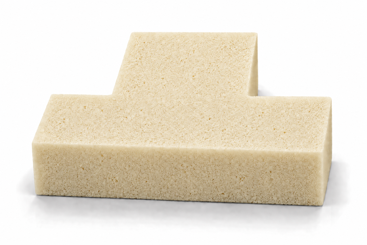 GelFlex foam in T Cushion shape
