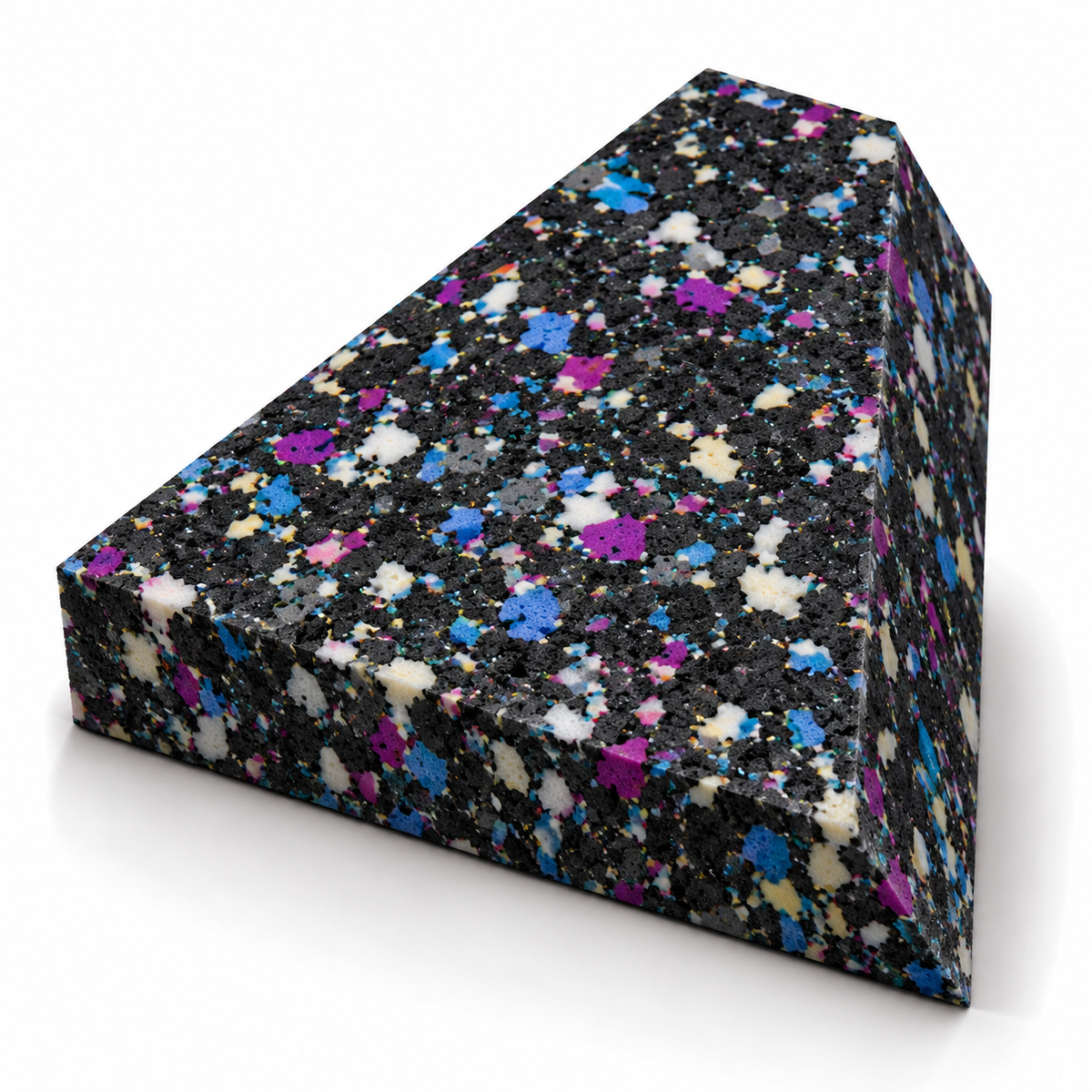BedRock Dark foam in Trapezoid shape
