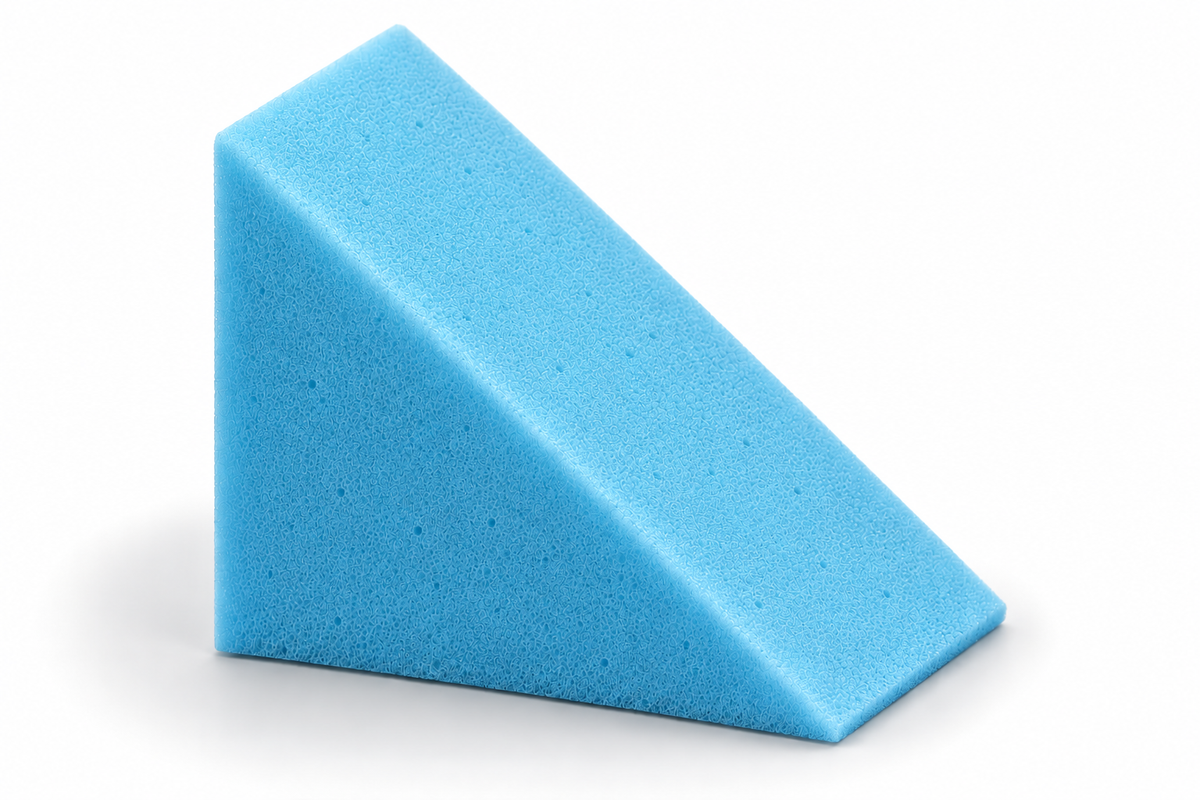 Azuva foam in Wedge Triangle shape