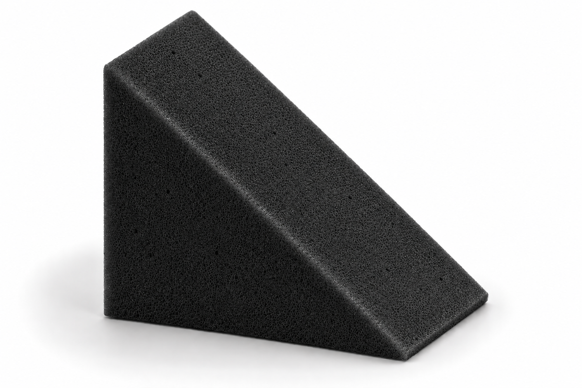 Carbon Dark foam in Wedge Triangle shape