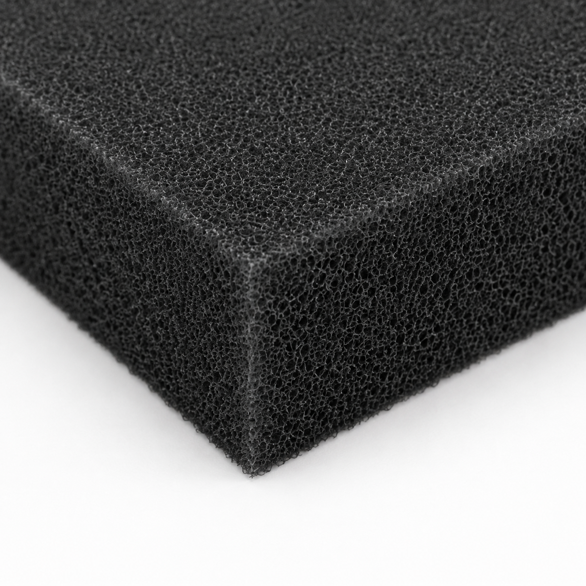 Carbon Dark charcoal foam sheet detail