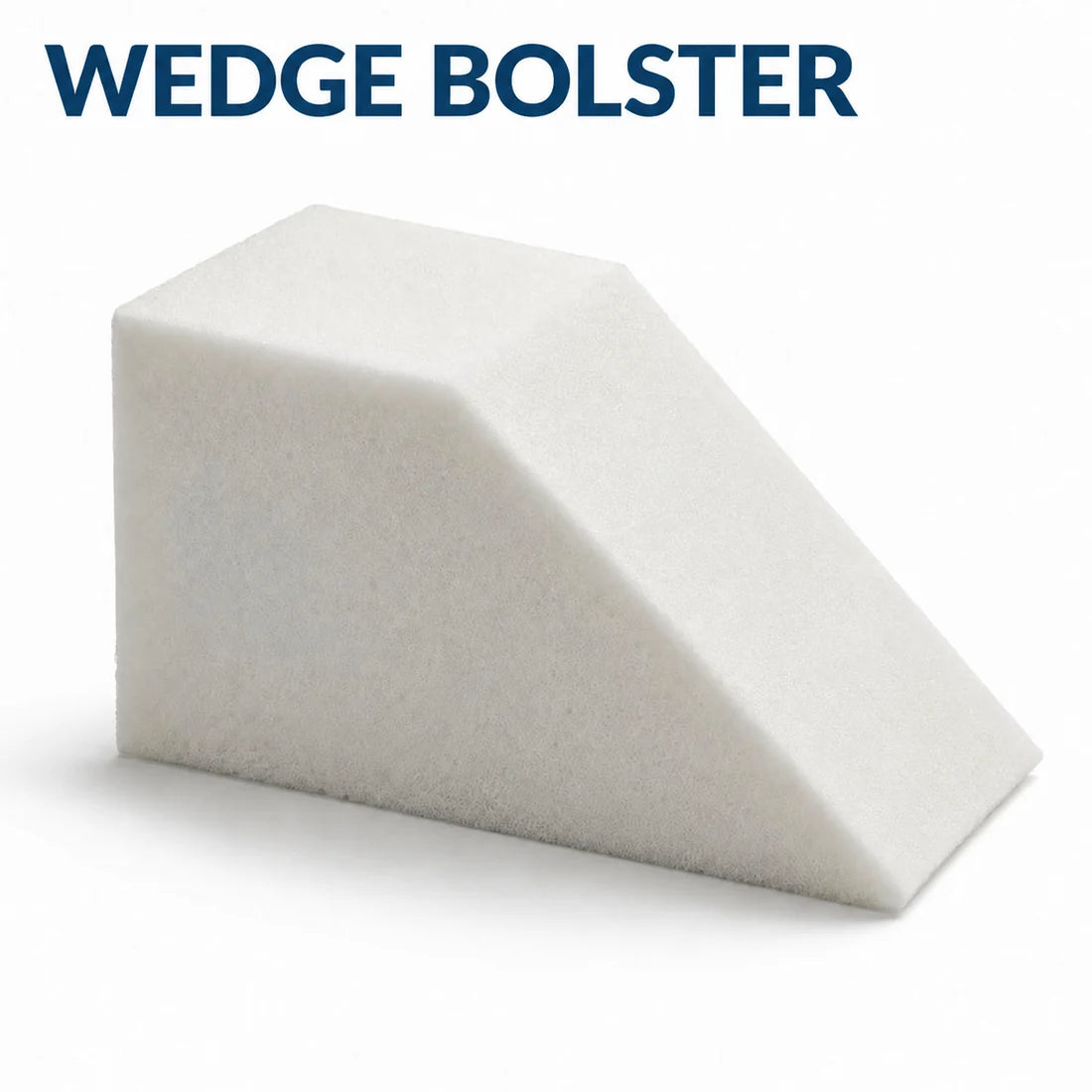 Custom wedge bolster foam shape