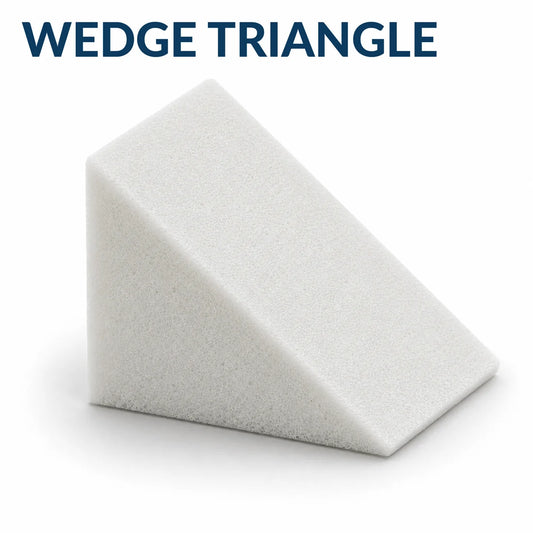 Custom wedge triangle foam shape