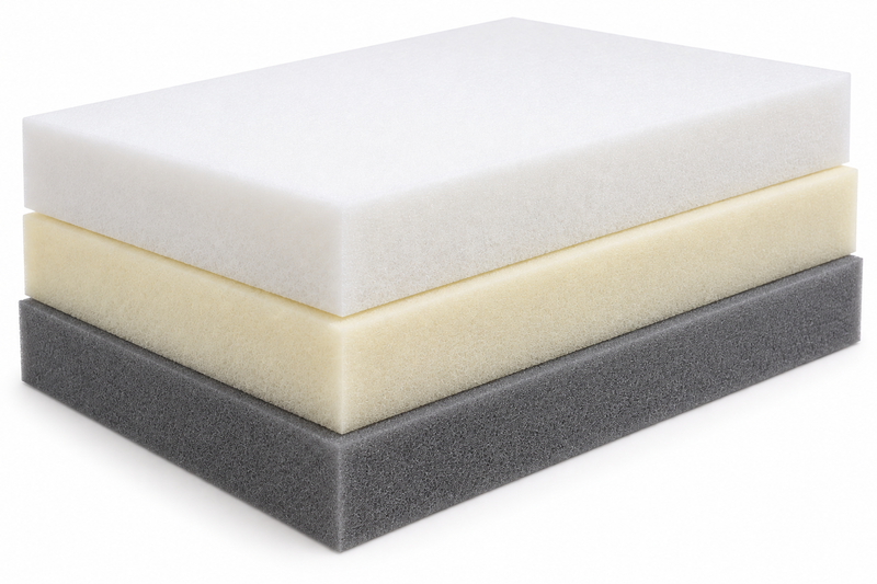 Shredded foam fill for cushions and pillows
